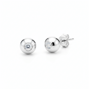 Aretes Cosmic Dewdrop Studs
