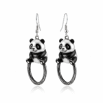 Aretes Panda Hug Hoops
