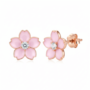 Aretes Sakura Bloom Studs